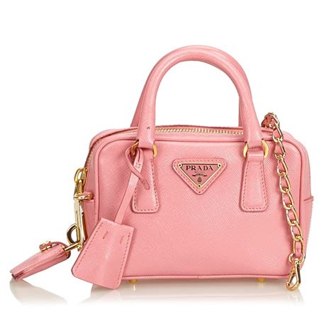 small vingtage prada pink small handbags|Prada bag with mini pouch.